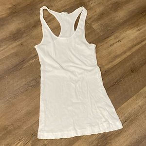 James Perse Ribbed Dailey Tank White Size 4